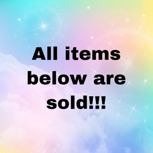 Everything after this post is already sold